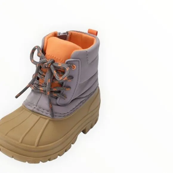 ZARA Kids | Mauve | TOPSTITCHED HIKING BOOTS